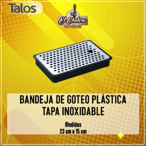 Bandeja Plastica con Tapa Inox